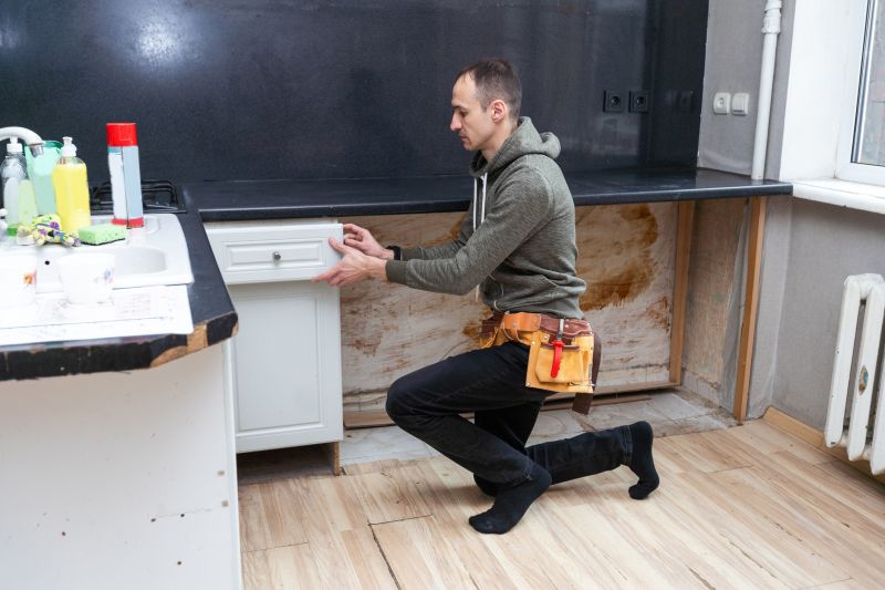 Kitchen Cabinet Staining